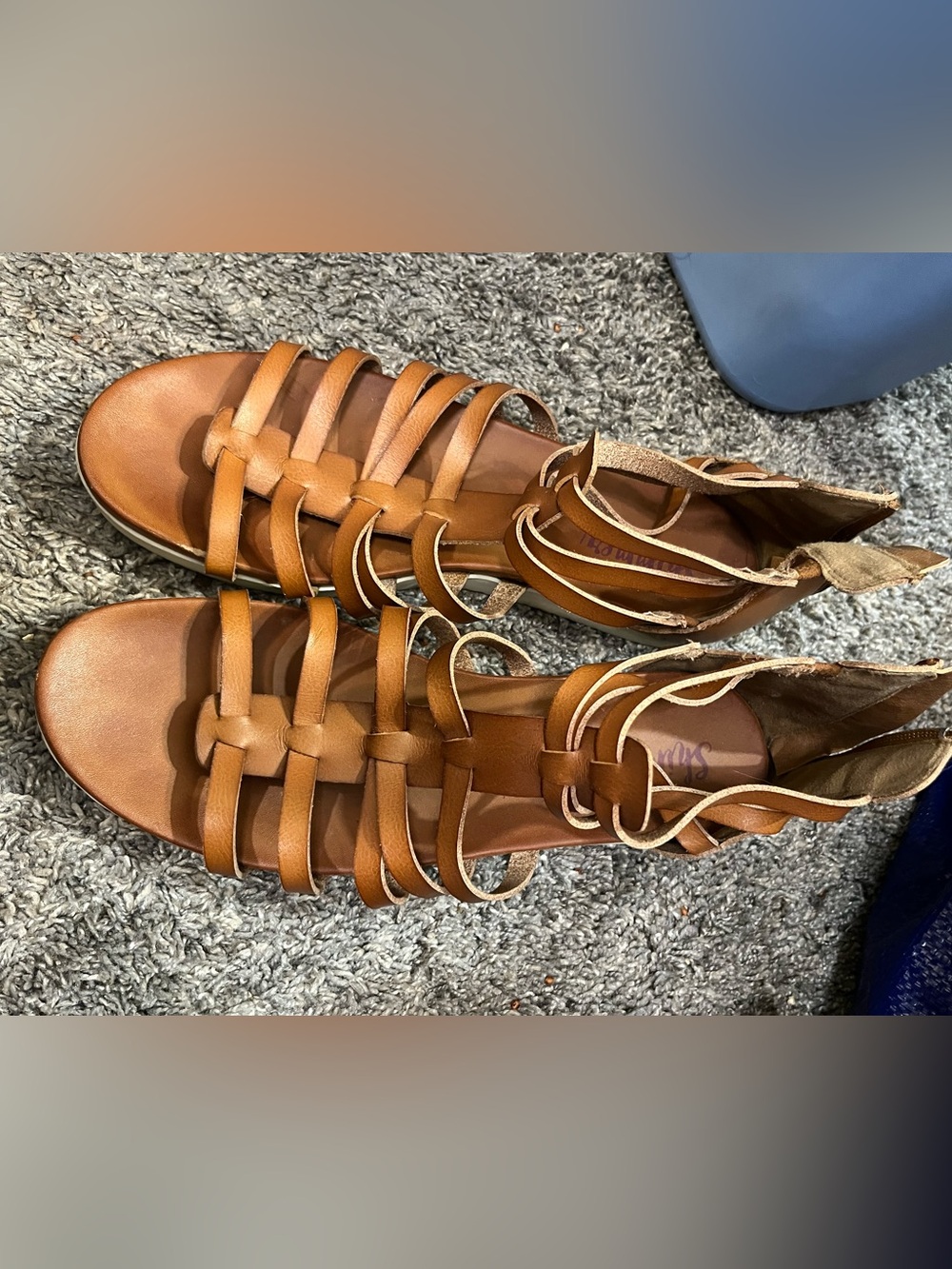 Women’s Tan Strappy Gladiator Sandals
